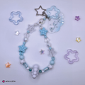 A.C.E Cloud Acrylic Beaded Keychain