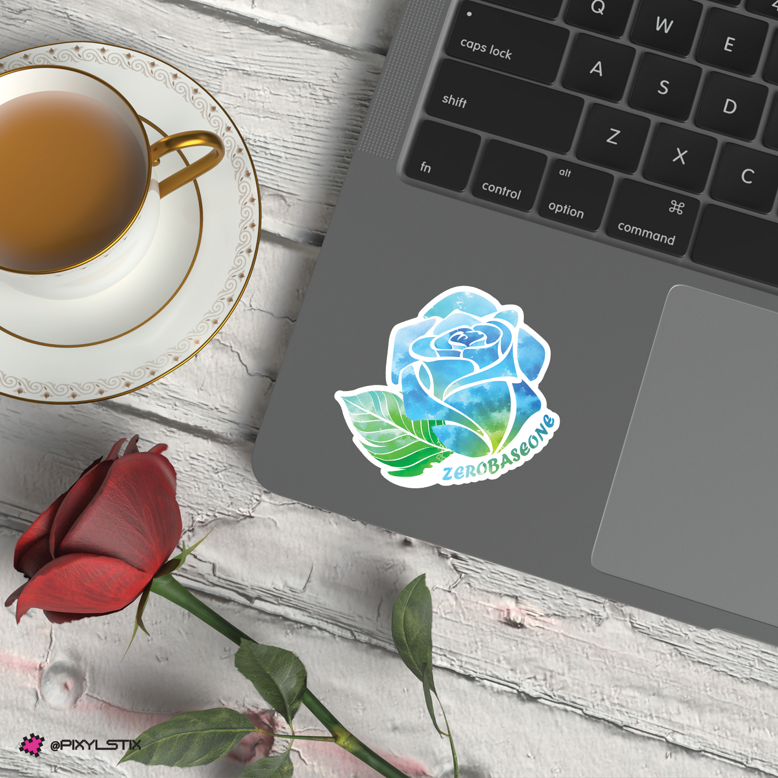 ZeroBaseOne Blue Rose Sticker