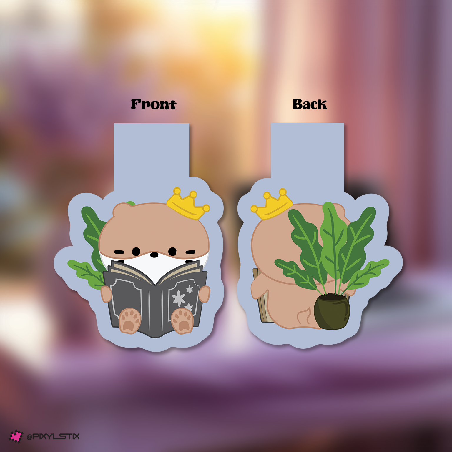 Seventeen Miniteen Reading Magnetic Bookmark
