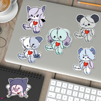 Xdinary Heroes Monsters Voodoo Doll Stickers