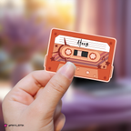 Ateez 80's Inspired Cassette Sticker