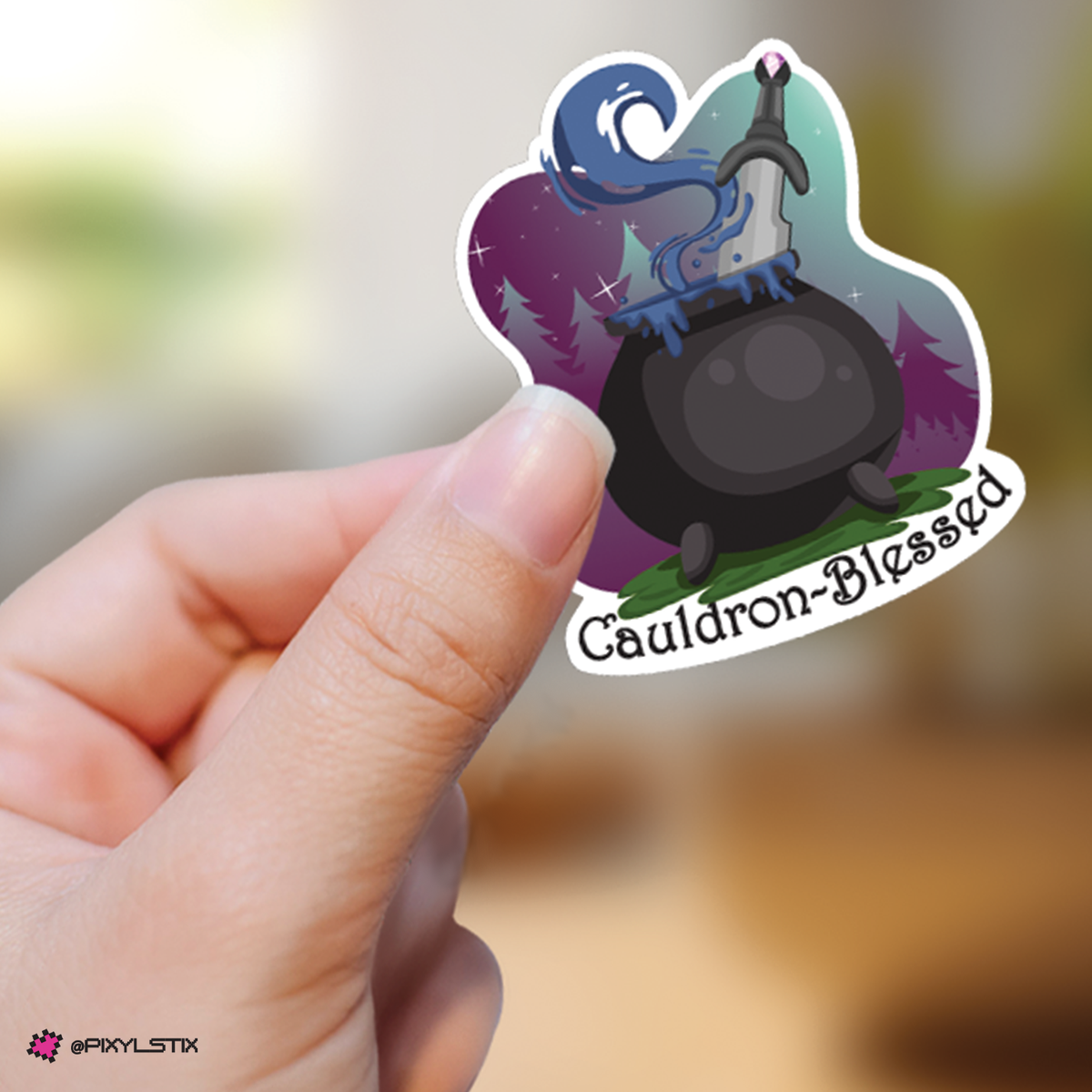 ACOTAR A Court of Thorns and Roses 'Cauldron-Blessed" Sticker