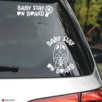 Stray Kids SKZOO 'Baby Stay On Board' Vinyl Decal