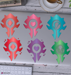 World of Warcraft Horde and Class Vinyl Decals