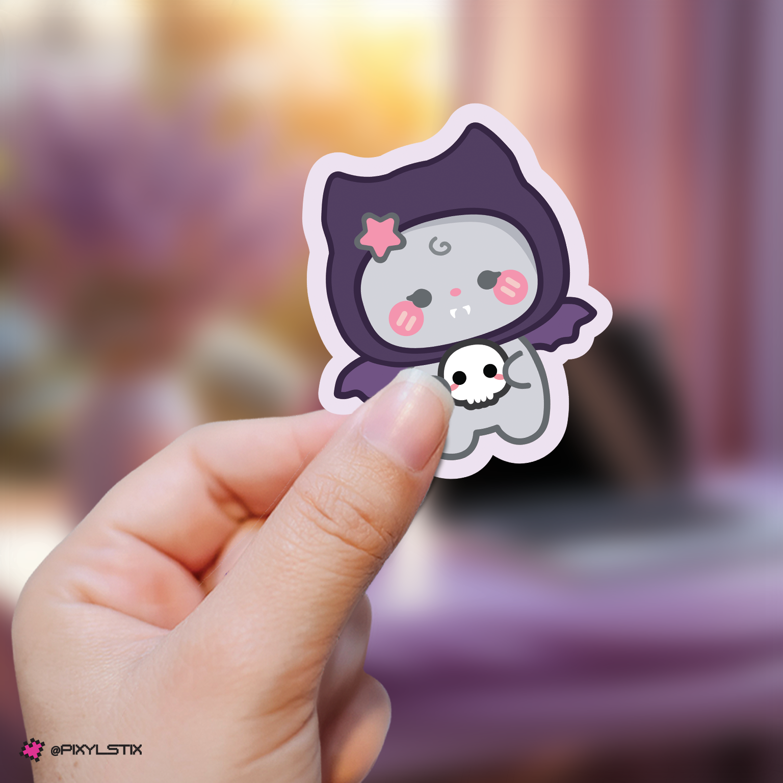 Ateez Mighteez Bat-teez Vinyl Sticker