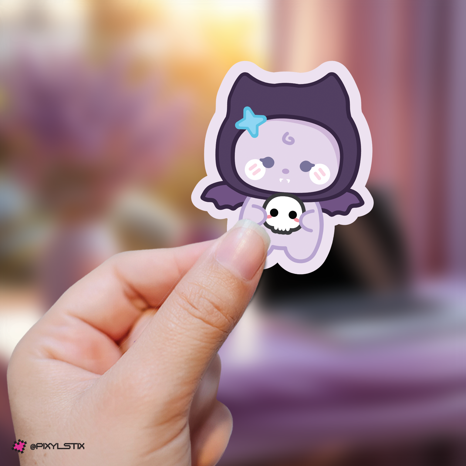 Ateez Mighteez Bat-teez Vinyl Sticker