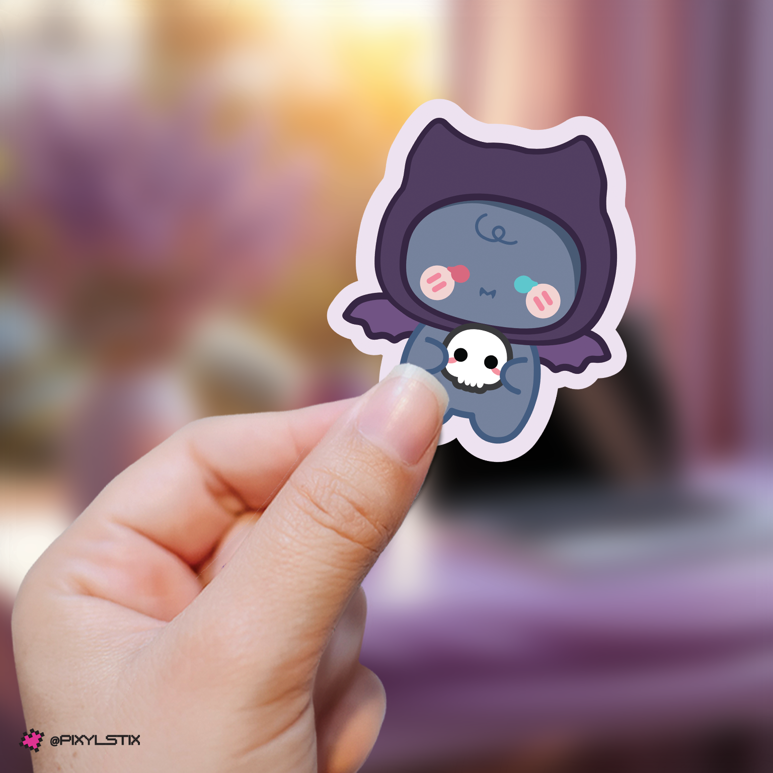 Ateez Mighteez Bat-teez Vinyl Sticker