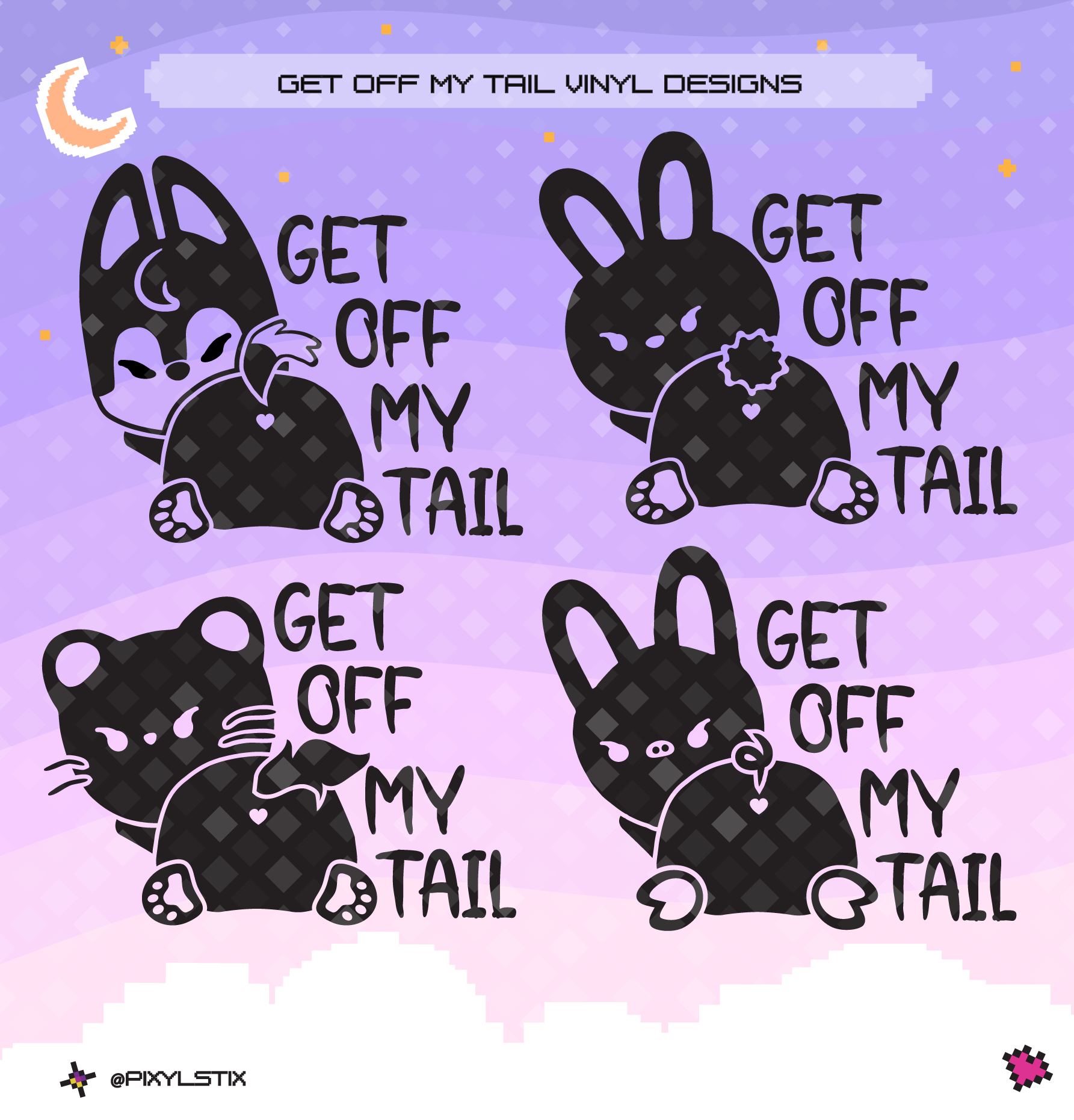 Stray Kids Skzoo 'Get Off My Tail' Vinyl Decal