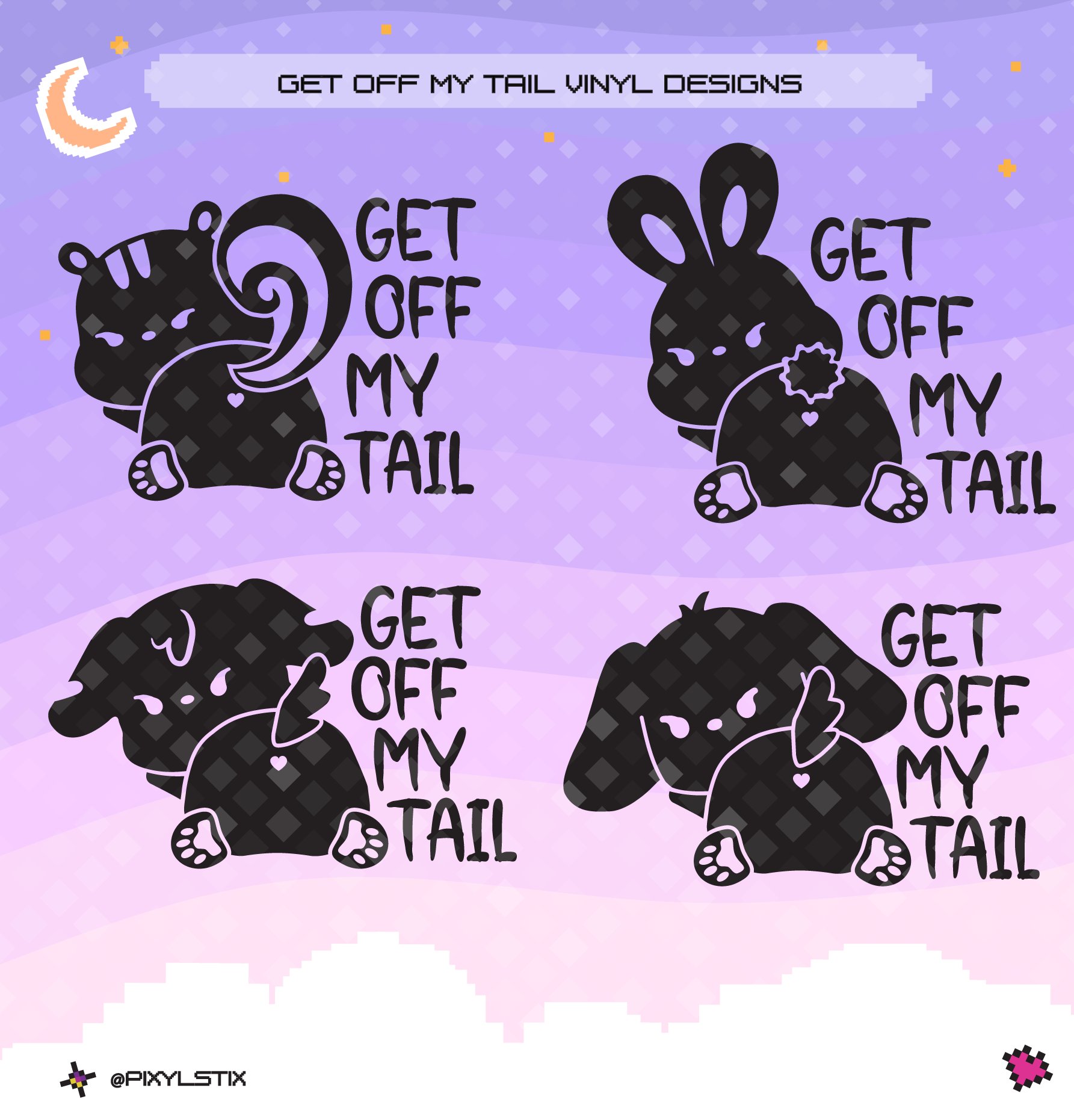 Ateez Aniteez 'Get Off My Tail' Vinyl Decal