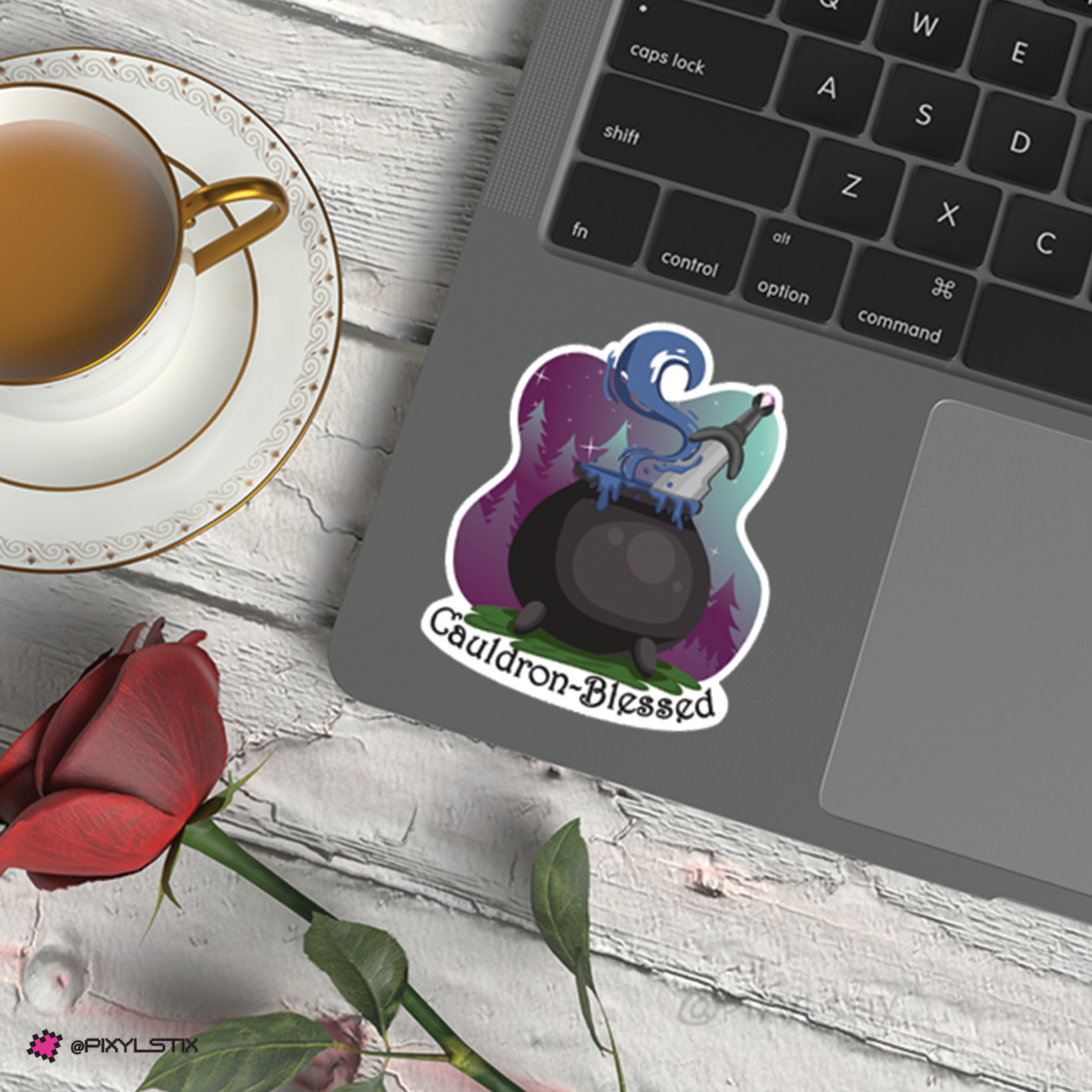 ACOTAR A Court of Thorns and Roses 'Cauldron-Blessed" Sticker