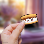 S'mores Marshmallow Chocolate Sticker