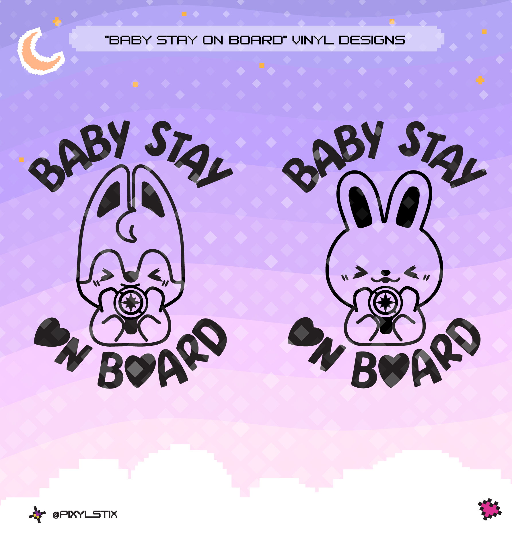 Stray Kids SKZOO 'Baby Stay On Board' Vinyl Decal