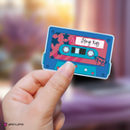 Stray Kids 80's Inspired Cassette Sticker