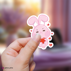 Ateez Aniteez Atiny Heart Sticker