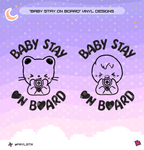 Stray Kids SKZOO 'Baby Stay On Board' Vinyl Decal