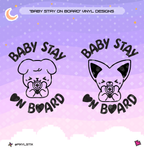 Stray Kids SKZOO 'Baby Stay On Board' Vinyl Decal