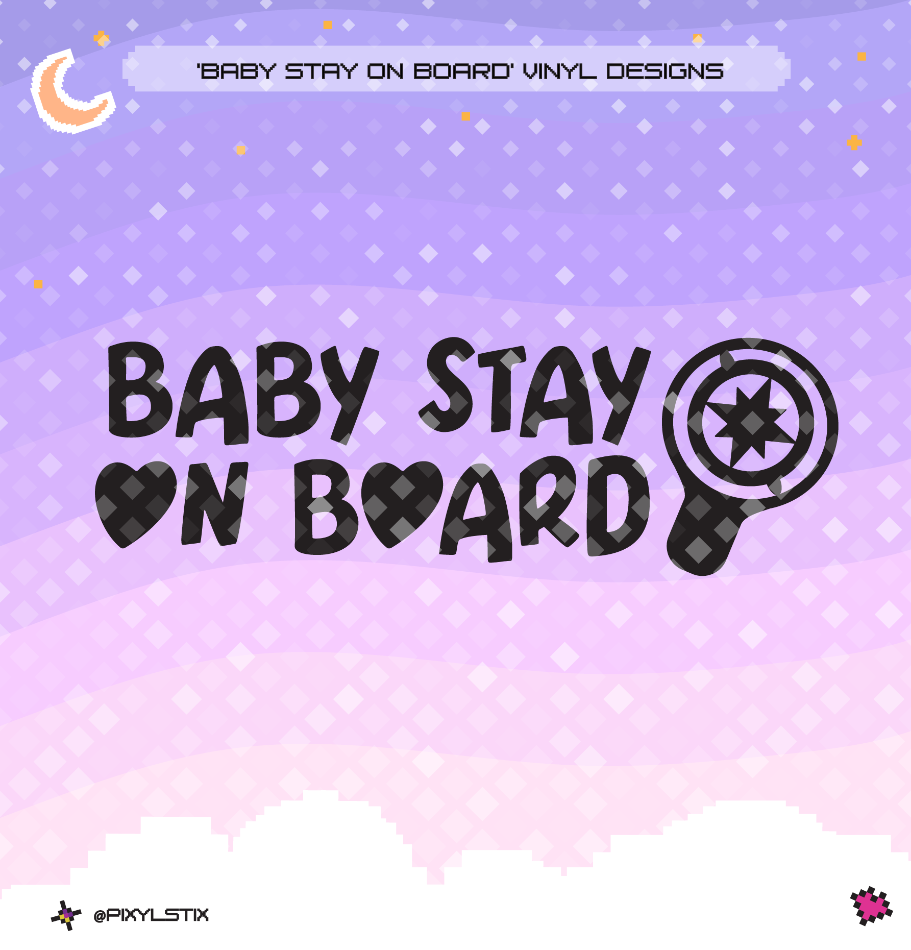 Stray Kids SKZOO 'Baby Stay On Board' Vinyl Decal