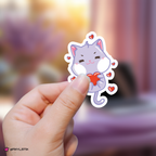 Ateez Aniteez Atiny Heart Sticker
