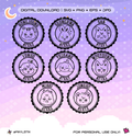 Ateez Aniteez Stamp Vector Files