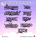 Ateez Graffiti Doodle Vector Files
