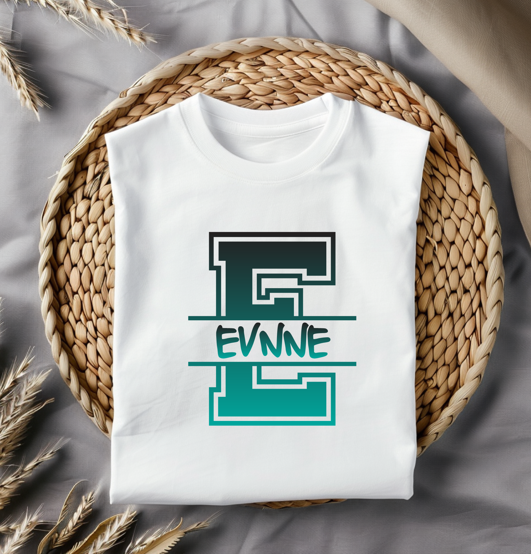 Evnne Varsity Monogram Vector Files