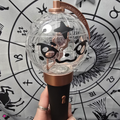Mighteez decal on an ateez lightstick