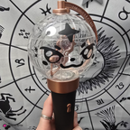 Mighteez decal on an ateez lightstick