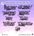 Stray Kids Graffiti Doodle Vector Files