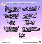 Stray Kids Graffiti Doodle Vector Files