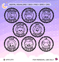 Stray Kids Skzoo Stamp Vector Files