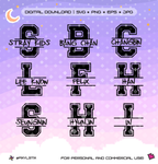 Stray Kids Varsity Monogram Vector Files
