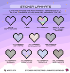 Pixelated heart shapes in various textures and colors on a purple background
