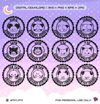 Xdinary Heroes Monsters Stamp Vector Files