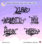 XLOV Graffiti Doodle Vector Files