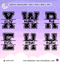 XLOV Varsity Monogram Vector Files