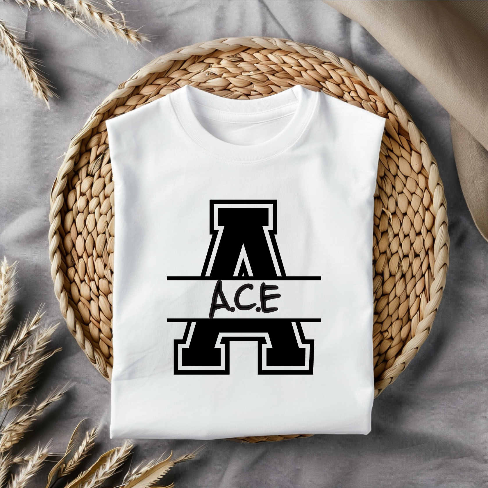 A.C.E Varsity Monogram Vector Files