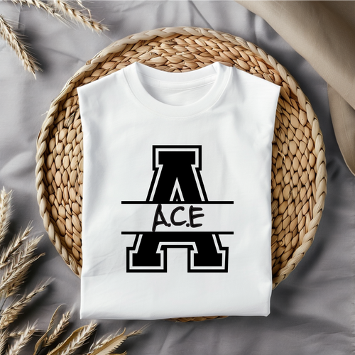 A.C.E Varsity Monogram Vector Files