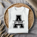 Ateez Varsity Monogram Vector Files