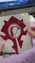 World of Warcraft Horde and Class Vinyl Decals