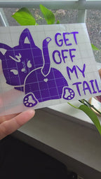 Ateez Aniteez 'Get Off My Tail' Vinyl Decal