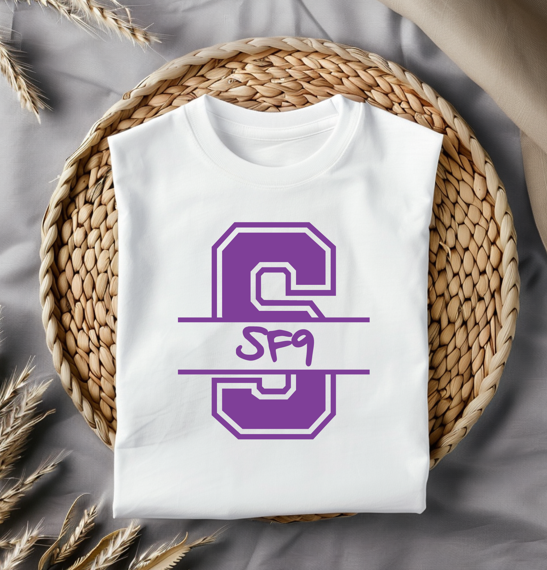 SF9 Varsity Monogram Vector Files