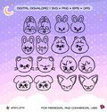 Stray Kids SKZOO Face Expressions Vector Files