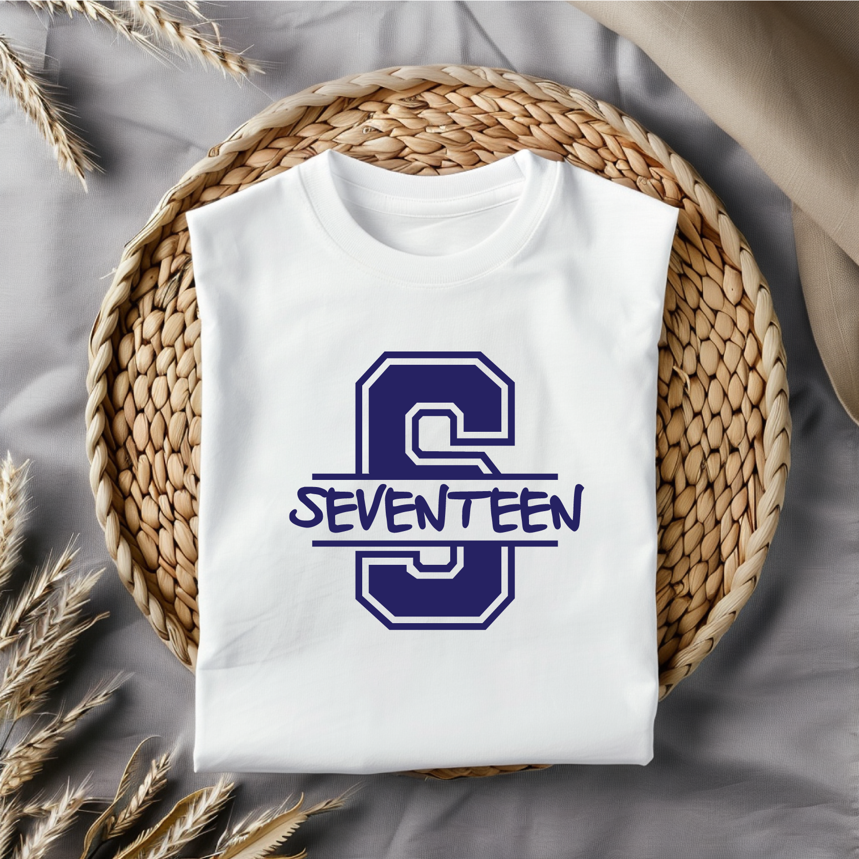 Seventeen Varsity Monogram Vector Files